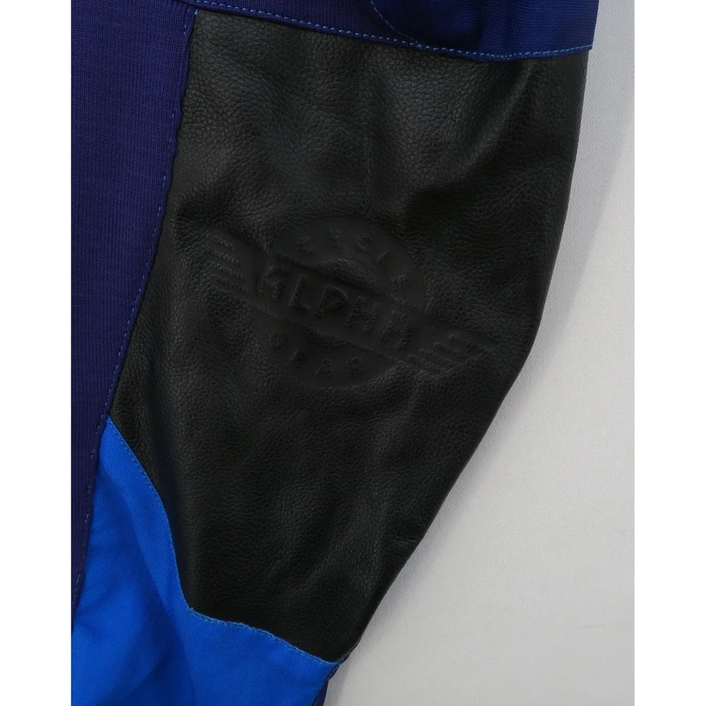 Alpha Cycle Gear Blue Neon Yellow Motocross Off Road Race Pants Men 36 gear pads